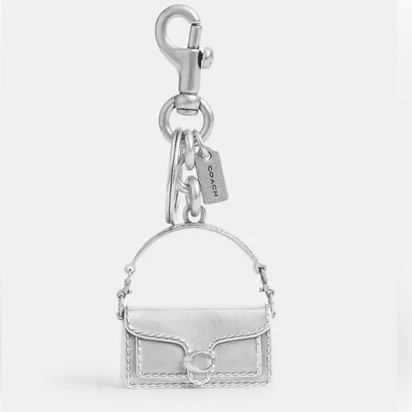 Coach Handbags - Coach Silver Tabby Bag Charm